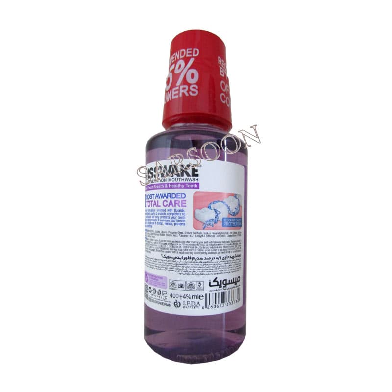 دهانشویه توتال کر میسویک400میل Misswake Total Care Mouth Wash — تصویر ۲
