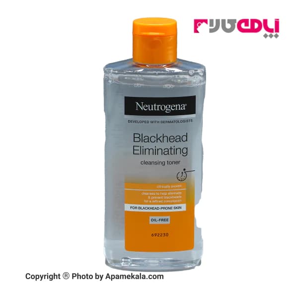 تونر پاک کننده آرایش صورت نوتروژینا مدل Blackhead Eliminating