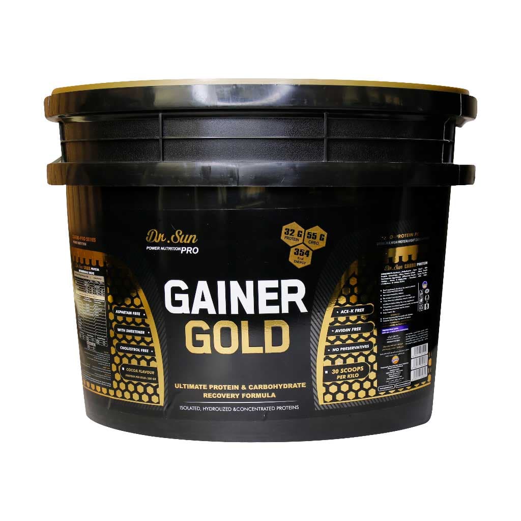 پودر گینر گلد دکتر سان 7 کیلویی موزی Dr Sun Gainer Gold Powder 7000 kg