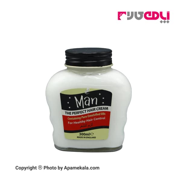 کرم مو نرم کننده و صاف کننده مو برند من MAN مدل MAN PERFECT HAIR CREAM