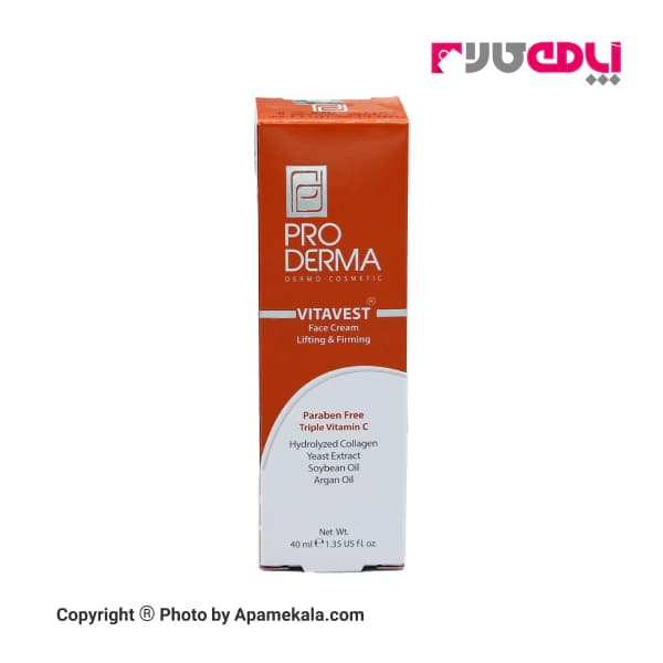 کرم ضد چروک و سفت کننده پوست برند پرودرما PRO DERMA مدل LIFTING & FIRMING — تصویر ۲
