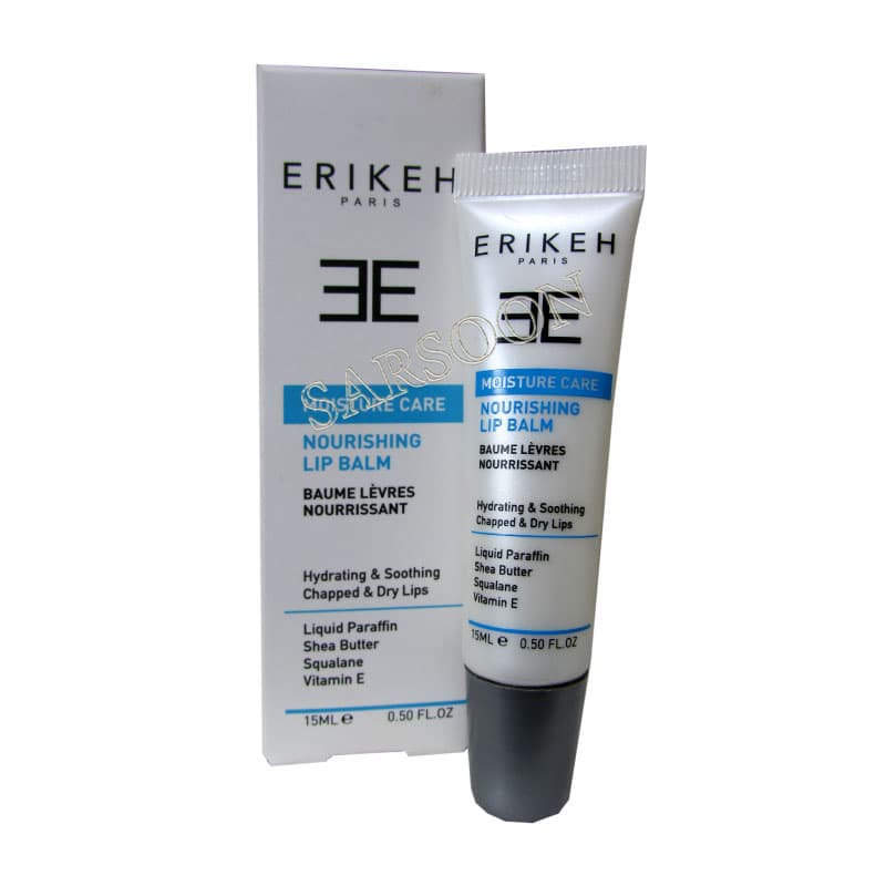بالم لب مرطوب کننده و مغذی اریکه Erikeh Nourishing Lip Balm 15 ml — تصویر ۲