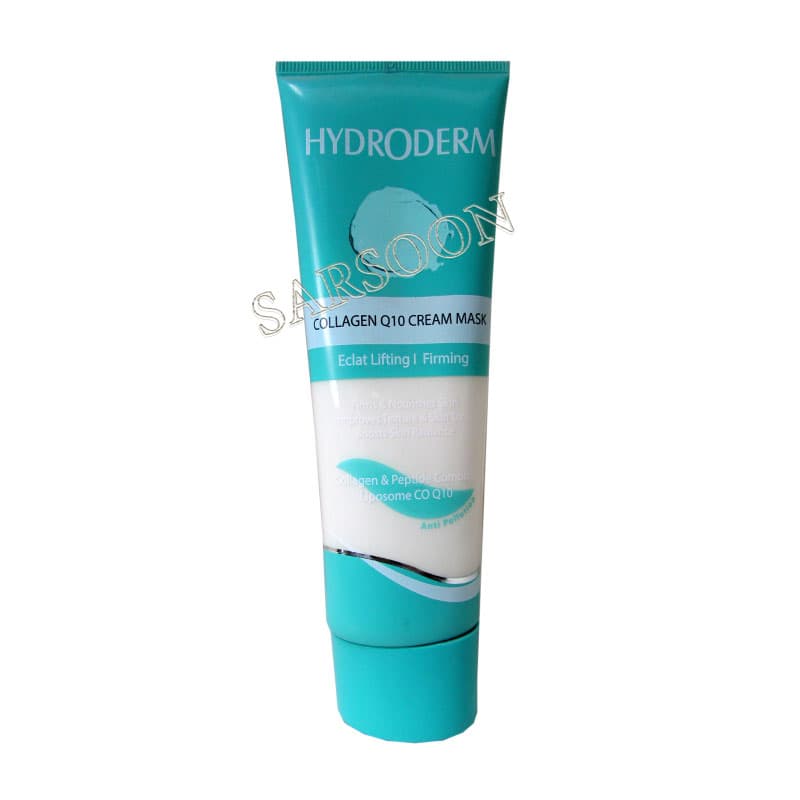 ماسک کرمی ضد چروک و سفت کننده پوست هیدرودرم 10Hydroderm Collagen Q10 Cream Mask 100 g
