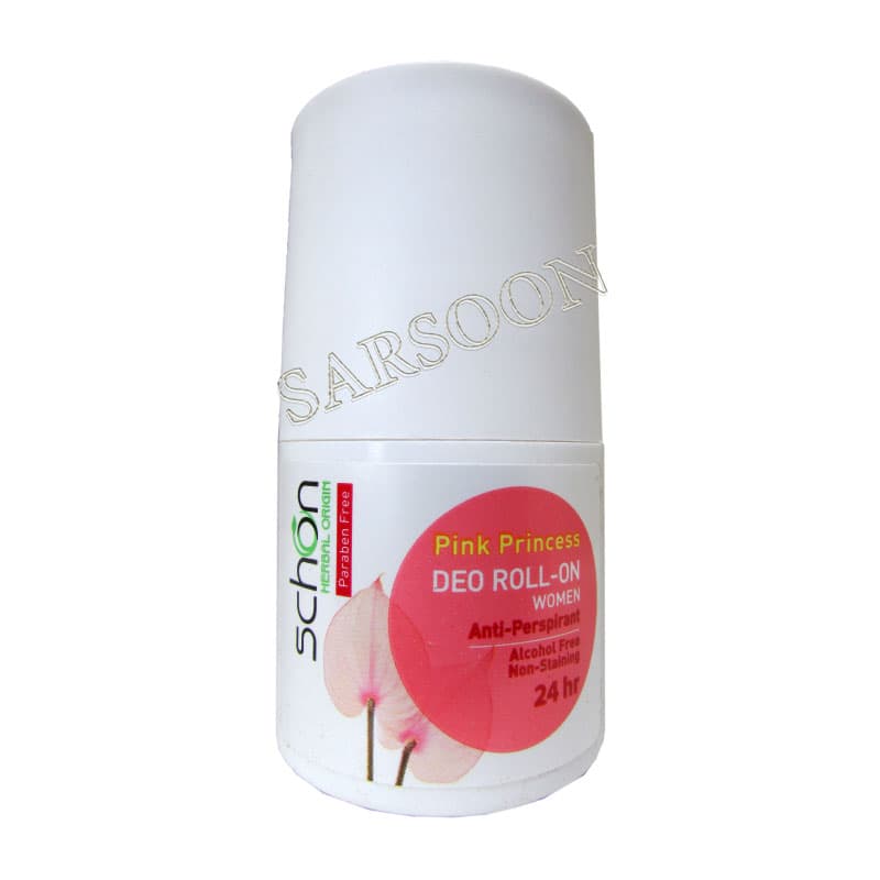 رول زنانه پینک پرنسس شون Schon Pink Princess Deo Roll-On For Women 50ml