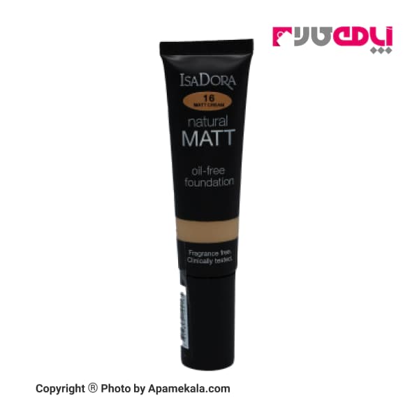 کرم پودر ایزادورا ISADORA مدل NATURAL MATT OIL FREE شماره 16