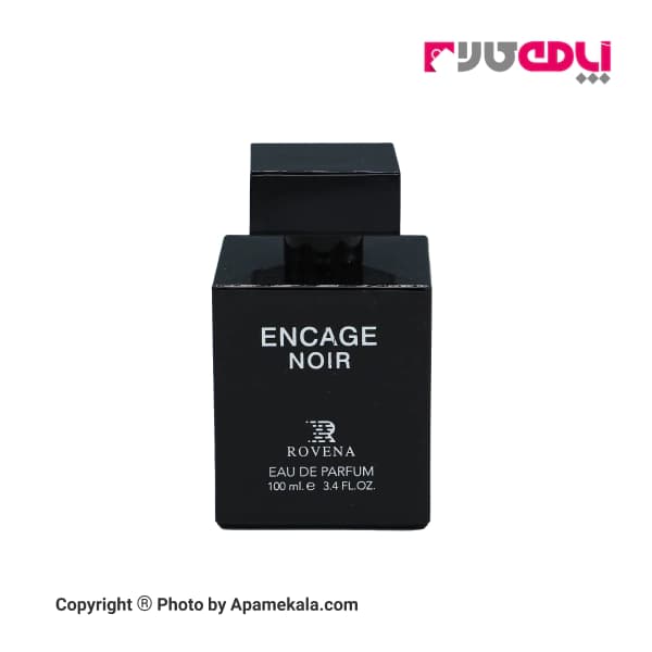 ادو پرفیوم مردانه انکر نویر برند روونا(ROVENA) مدل ENCAGE NOIR