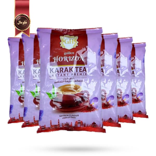 6 بسته چای کرک جی اچ GH مدل زعفران Saffron Flavor یک کیلویی (اورجینال)