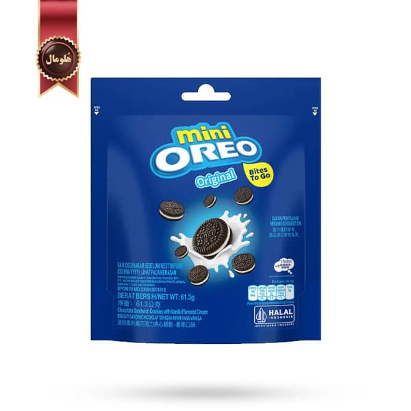 بیسکویت اورئو oreo مدل وانیلی Original وزن 61.3 گرم (اورجینال)