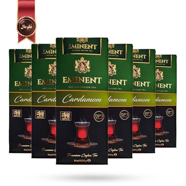 6 بسته چای امیننت eminent مدل هل Cardamom op1 وزن 500 گرم (اورجینال)
