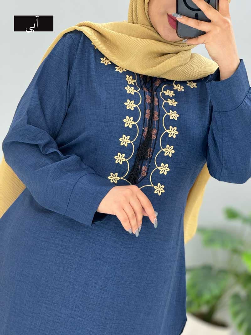 ست تونیک و شلوار ماندانا کد 957221 — تصویر ۴