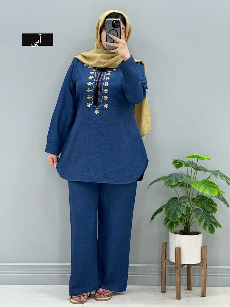 ست تونیک و شلوار ماندانا کد 957221 — تصویر ۲
