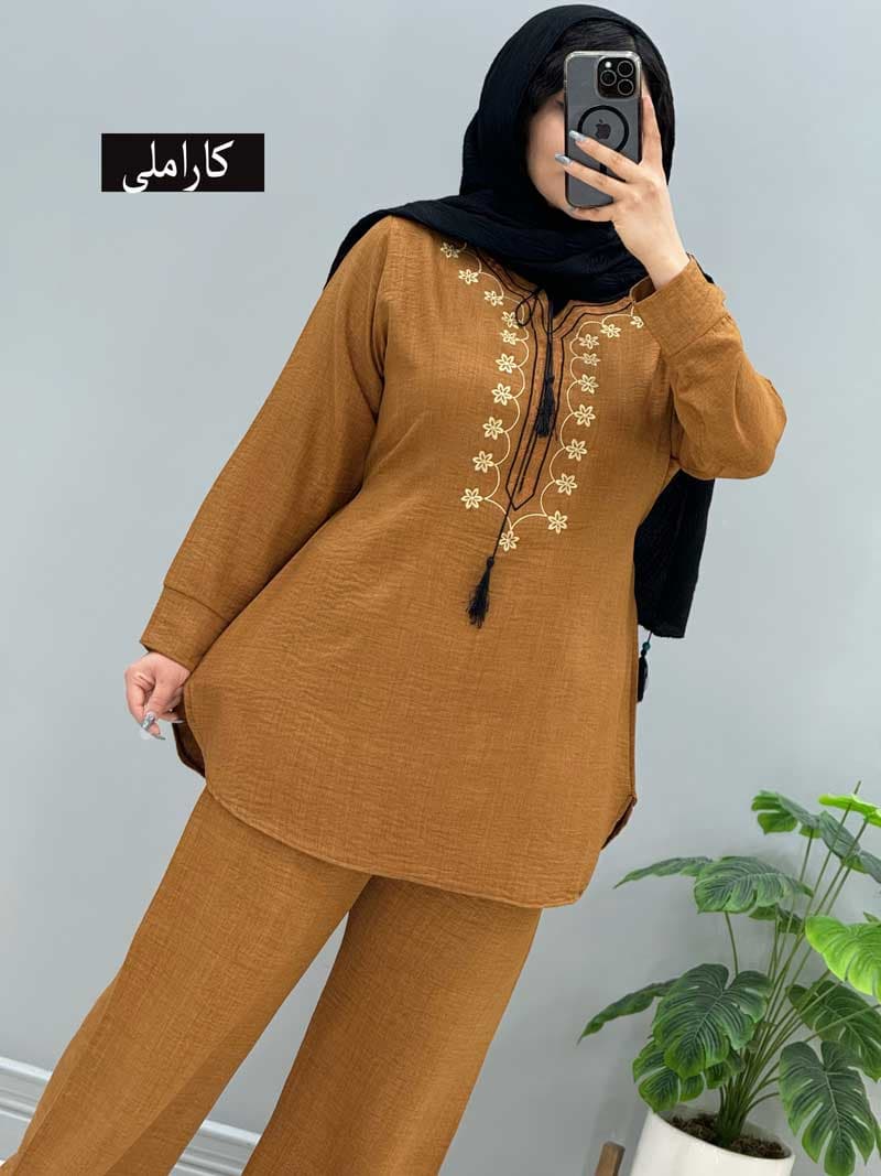 ست تونیک و شلوار ماندانا کد 957221 — تصویر ۶