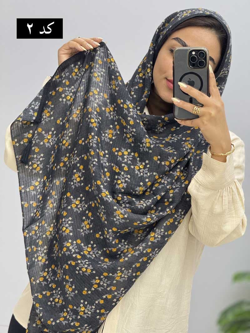 شال پاییزه آلاله کد 101914 — تصویر ۳