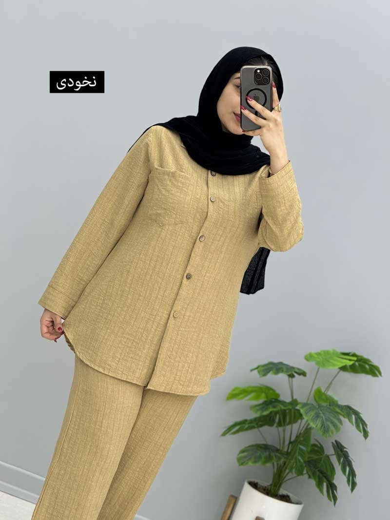 ست شومیز و شلوار کاترین کد 101138 — تصویر ۵