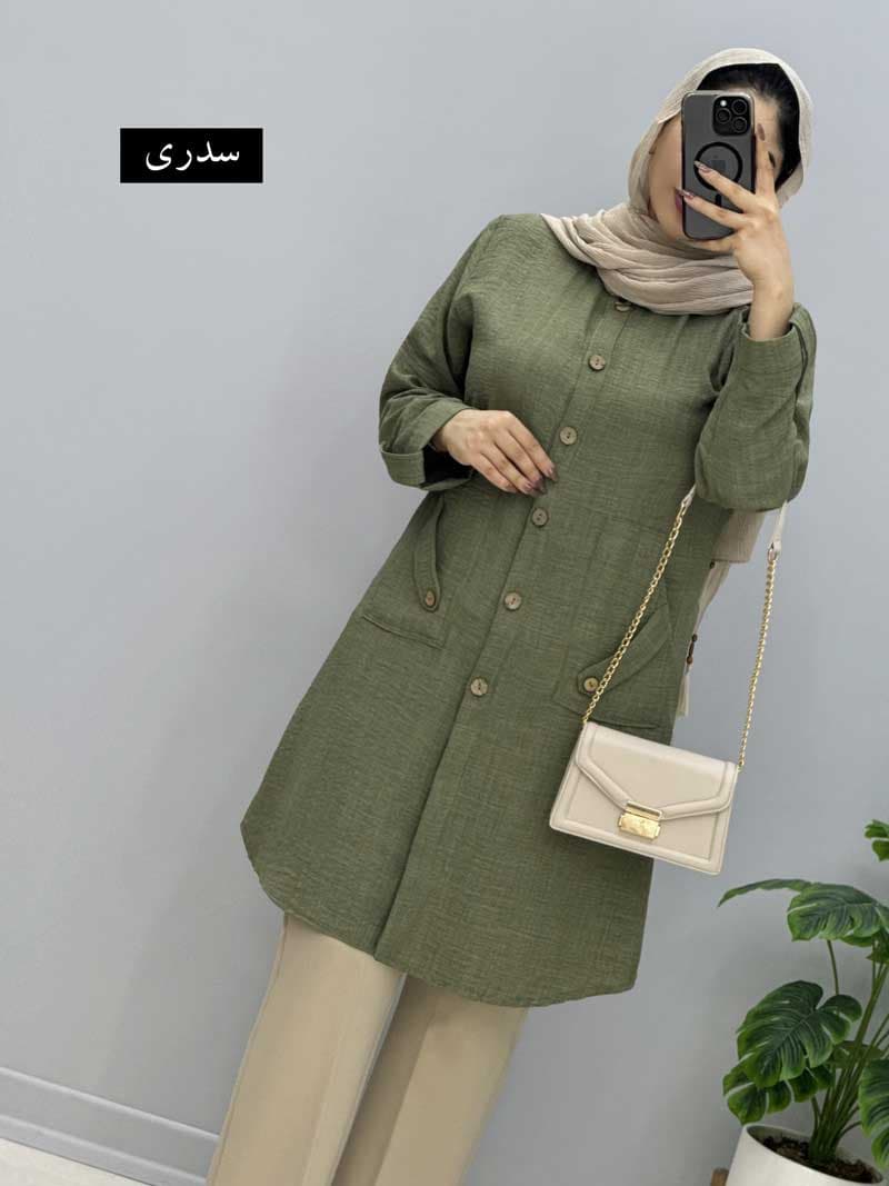 مانتو شانتون صحرا کد 10102415 — تصویر ۲