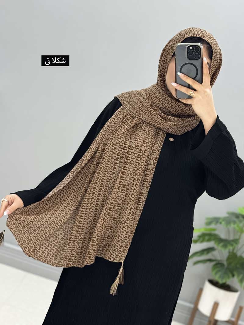 شال پلیسه دیور کد 8575 — تصویر ۴