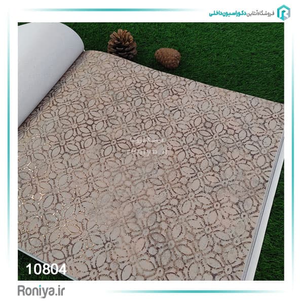 کاغذ دیواری طرح دار فلزکاری کد 10801 — تصویر ۳