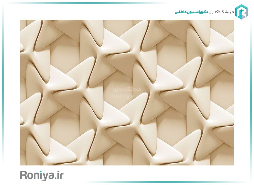 پوستر دیواری طرح برجسته هندسی کد 3D-115