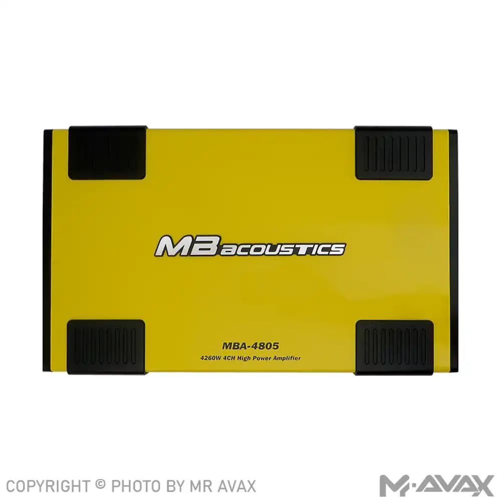 آمپلی فایر 4 کانال ام بی آکوستیک مدل MBA-4805