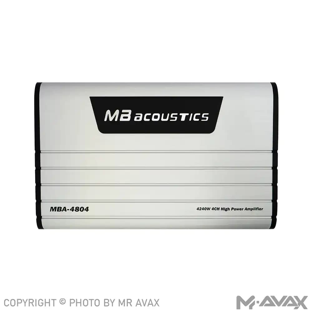 آمپلی فایر 4 کانال ام بی آکوستیک مدل MBA-4804