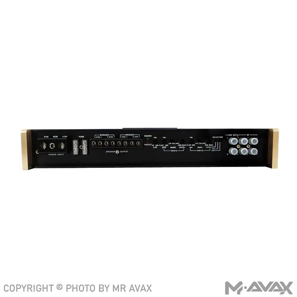 آمپلی فایر 4 کانال ام بی آکوستیک مدل MBA-8080 — تصویر ۲