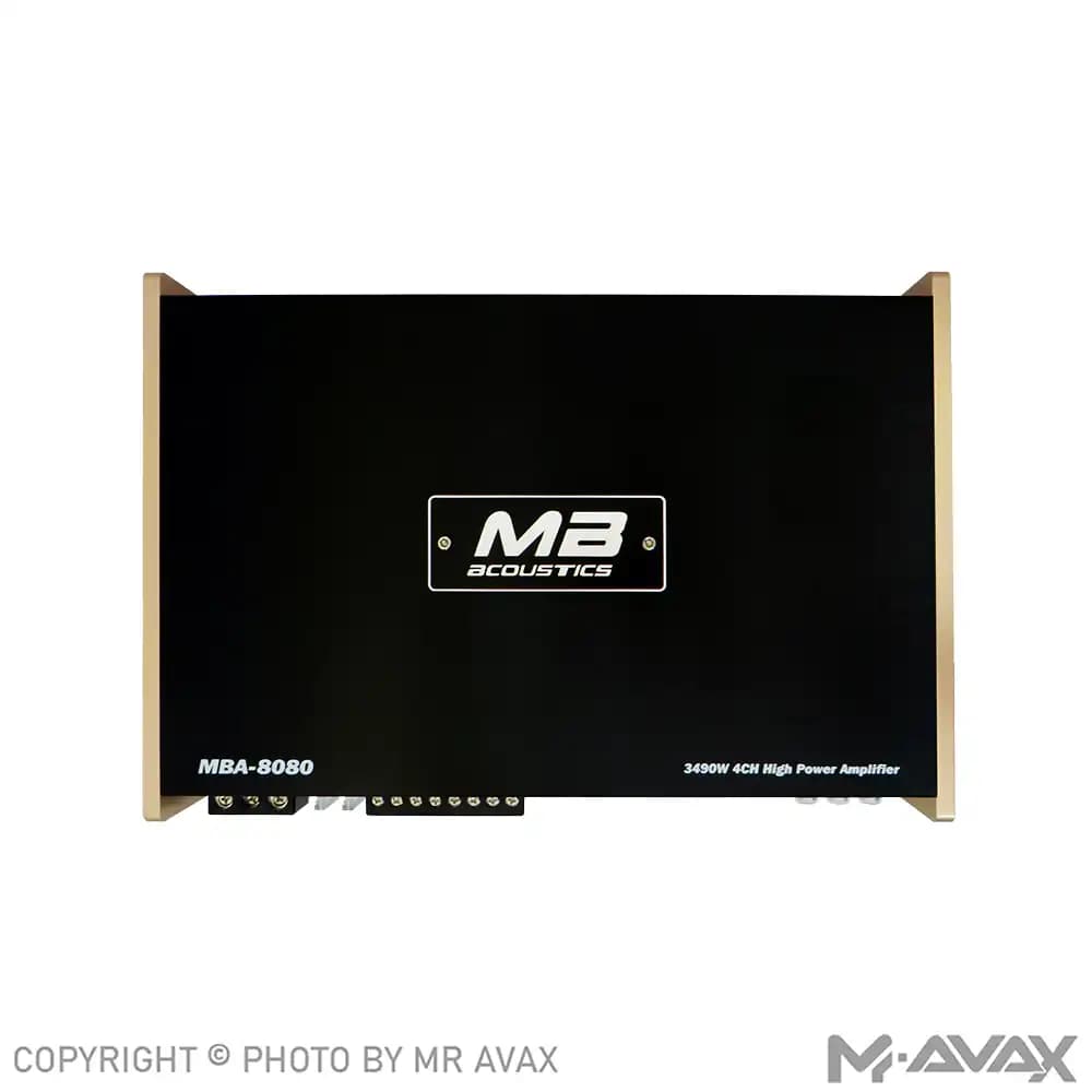 آمپلی فایر 4 کانال ام بی آکوستیک مدل MBA-8080