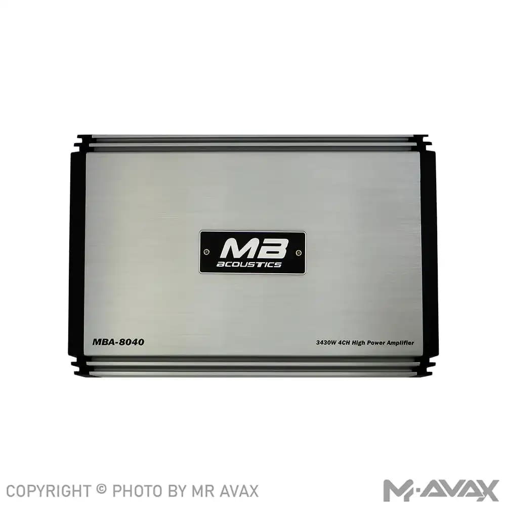 آمپلی فایر 4 کانال ام بی آکوستیک مدل MBA-8040