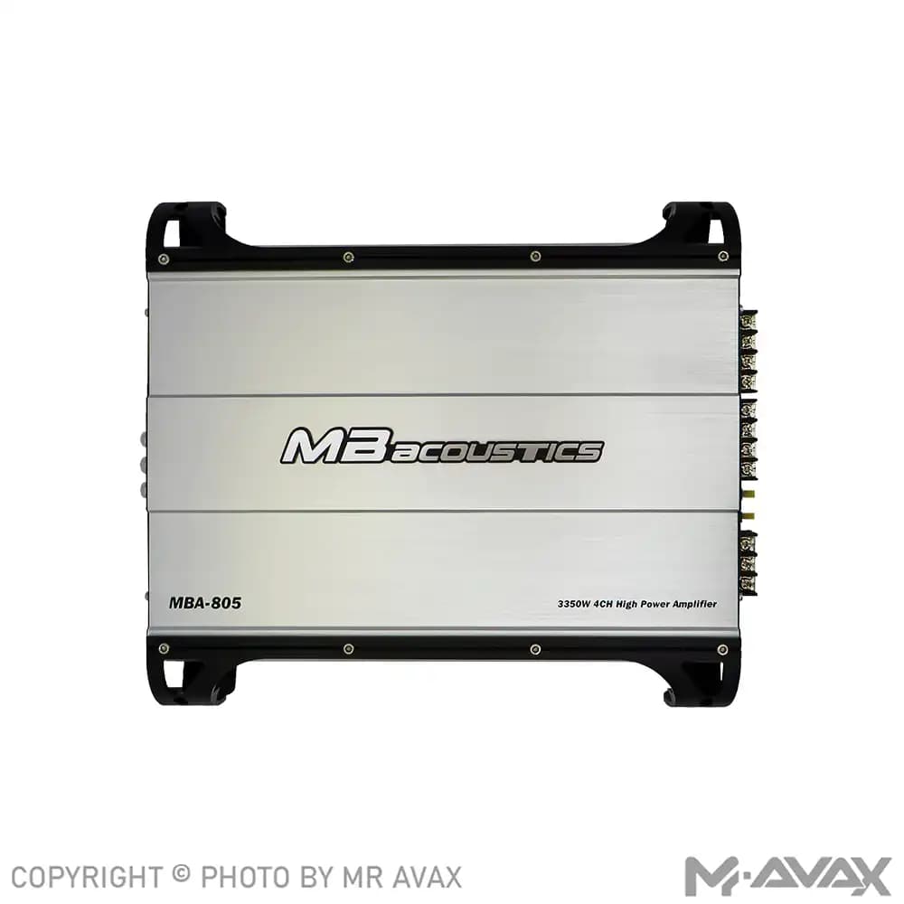 آمپلی فایر 4 کانال ام بی آکوستیک مدل MBA-805