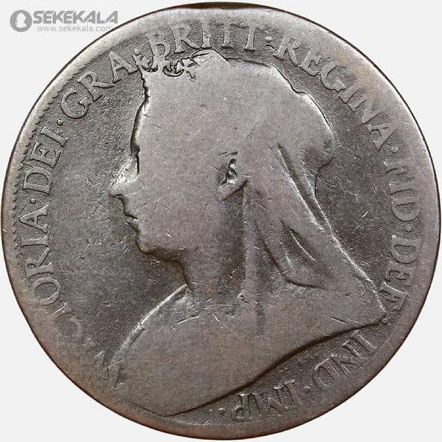 سکه 1 پنی انگلیس 1901 (ملکه ویکتوریا)