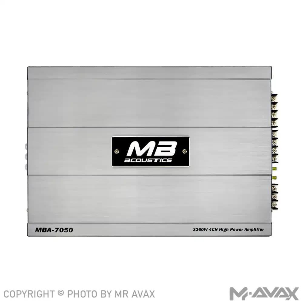 آمپلی فایر 4 کانال ام بی آکوستیک مدل MBA-7050