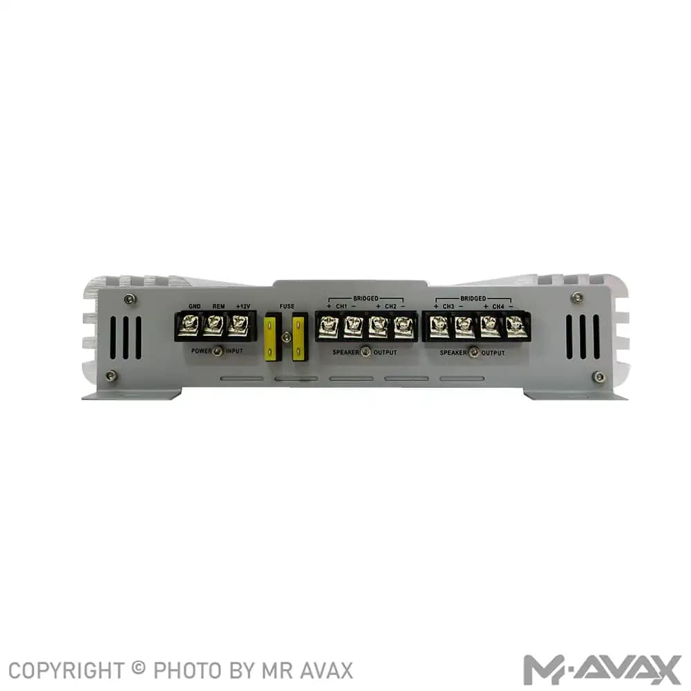 آمپلی فایر 4 کانال ام بی آکوستیک مدل MBA-6100 — تصویر ۳