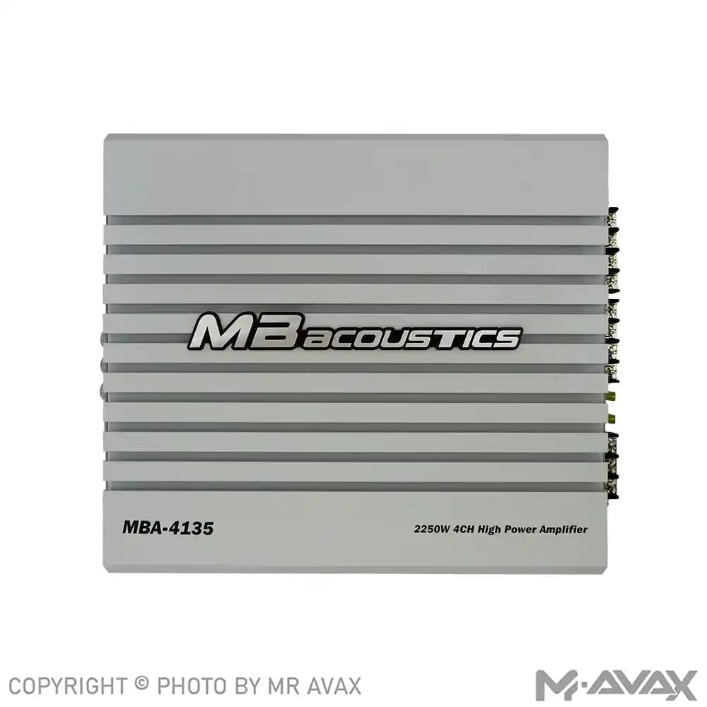 آمپلی فایر 4 کانال ام بی آکوستیک مدل MBA-4135