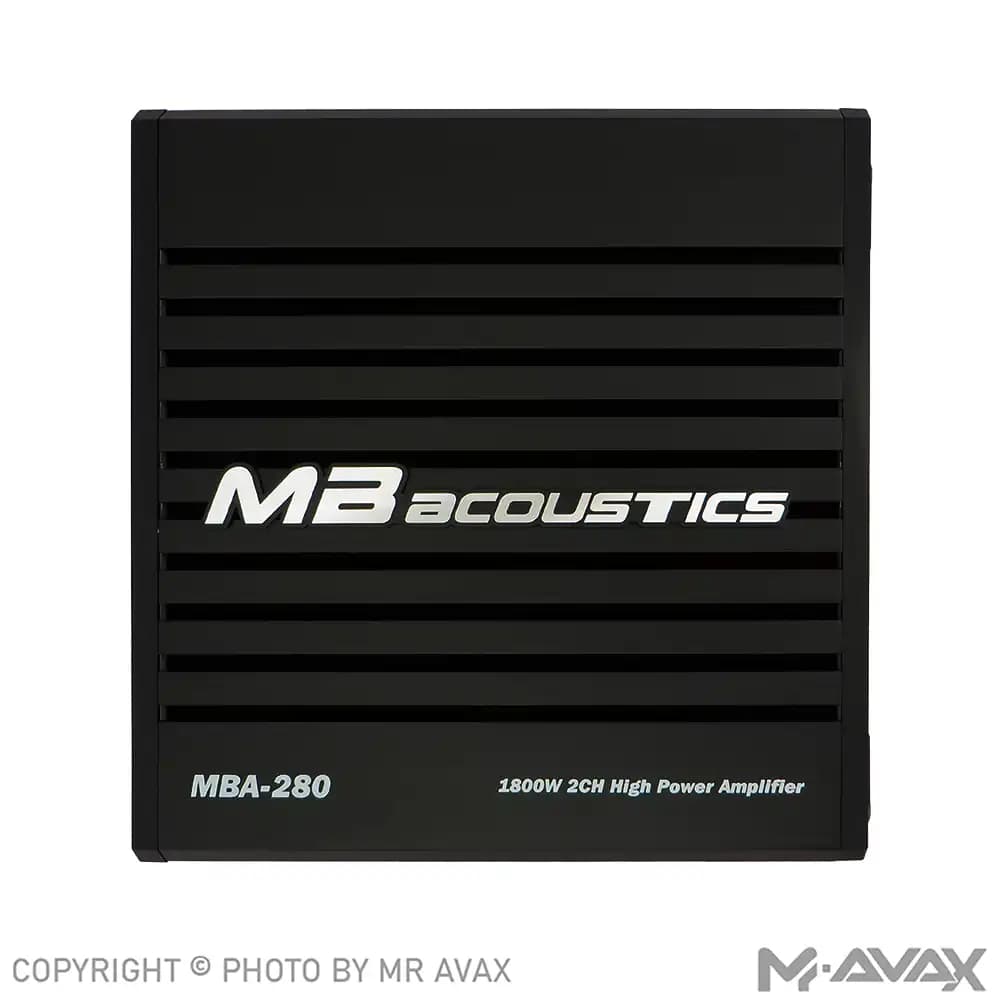 آمپلی فایر 2 کانال ام بی آکوستیک مدل MBA-280
