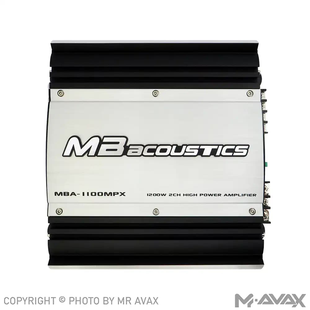 آمپلی فایر 2 کانال ام بی آکوستیک مدل MBA-1100MPX