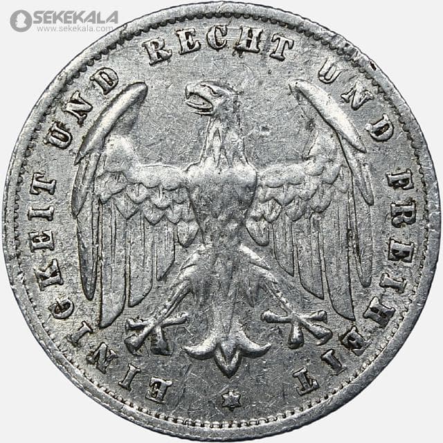 سکه 500 مارک کمیاب آلمان 1923 A (جمهوری آلمان وایمار) — تصویر ۲