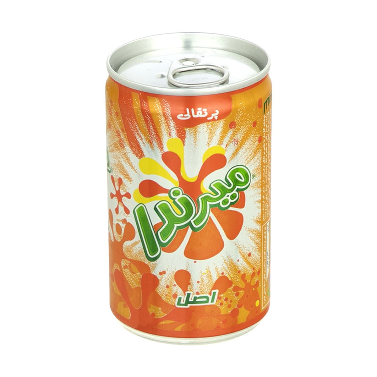 نوشابه پرتقالی قوطی میرندا 150 میلی لیتر