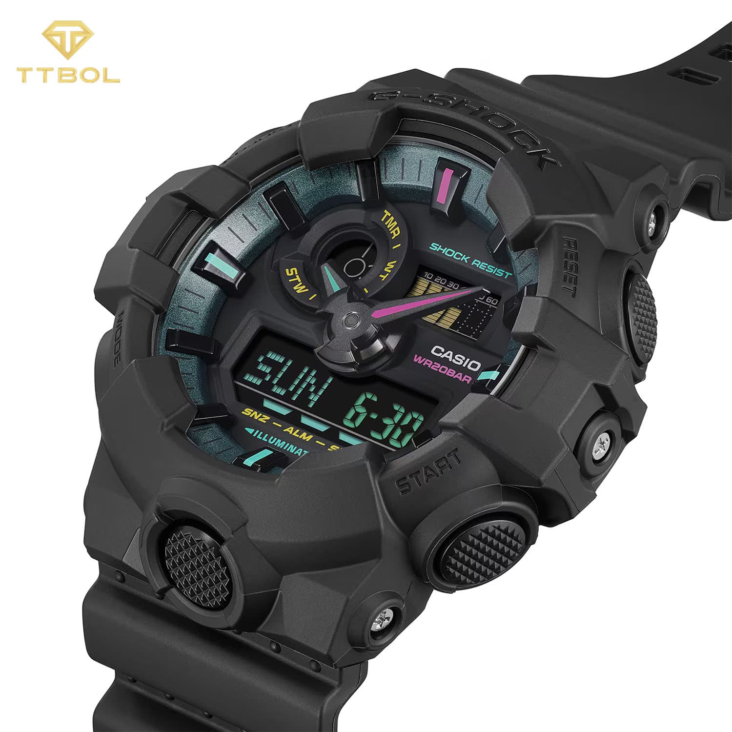 ساعت مچی مردانه کاسیو جیشاک CASIO G-SHOCK GA-700MF-1A — تصویر ۳