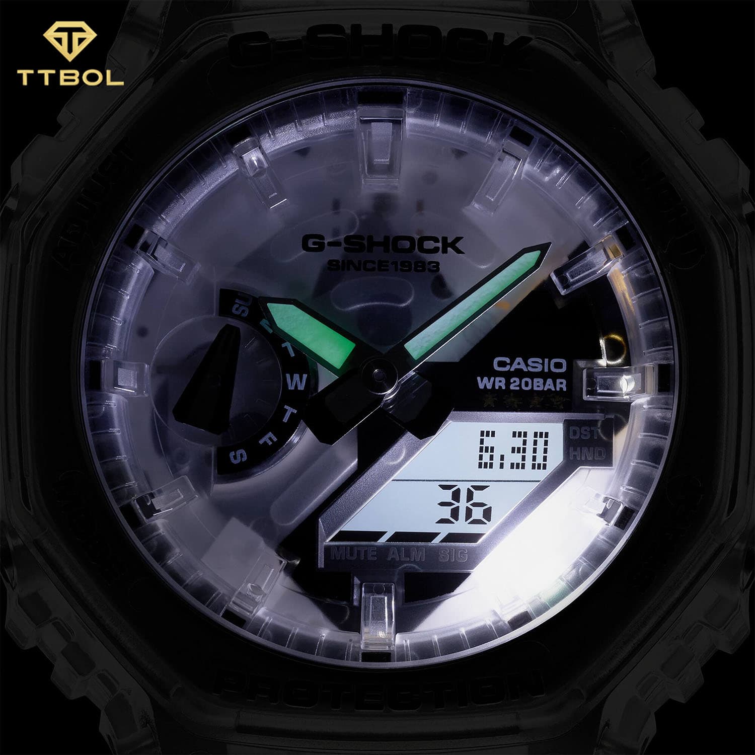 ساعت مچی مردانه کاسیو جیشاک CASIO G-SHOCK GA-2140RX-7A — تصویر ۴