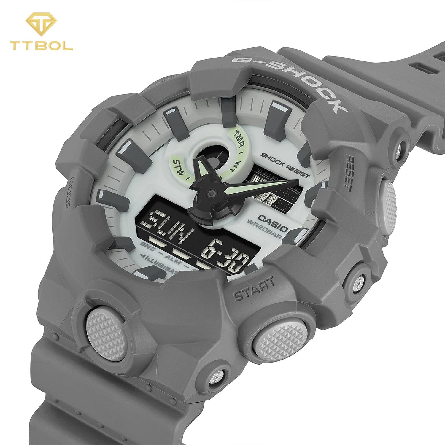 ساعت مچی مردانه کاسیو جیشاک CASIO G-SHOCK GA-700HD-8A — تصویر ۴