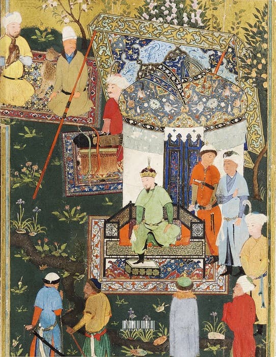 بهزاد (سرآمد نگارگران ایران)،(گلاسه،باقاب) — تصویر ۲