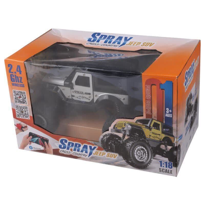 ماشین کنترلی شارژی آفرود دودزا Jeep Suv Behtoys-171 کد 171 — تصویر ۲