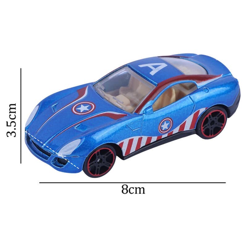 ماشین اسباب بازی فلزی Famous Car Die-Cast کد 101474 بسته 4 عددی — تصویر ۷