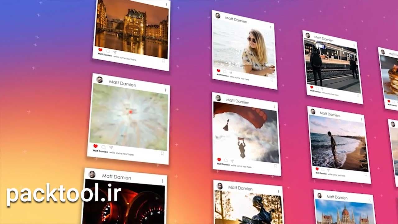 دانلود پروژه آماده افتر افکت تبلیغات اینستاگرام The Instagram Promotion