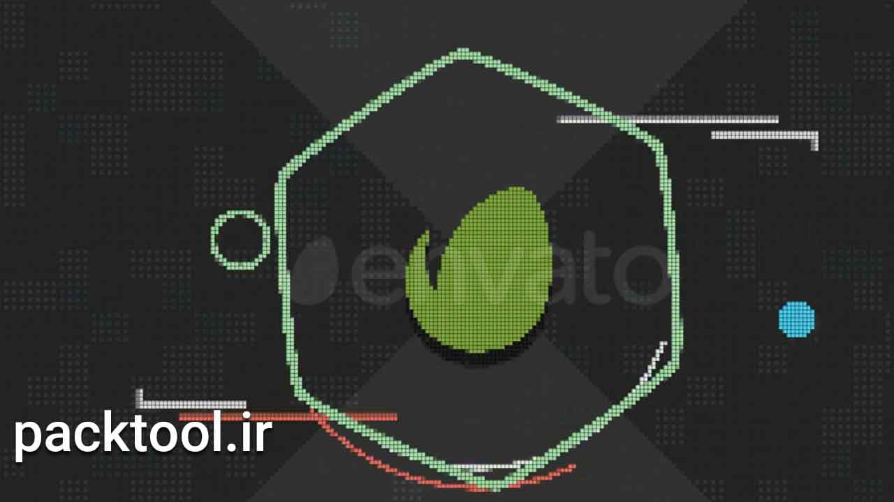 دانلود پروژه آماده لوگوی معرفی اوپنر هشت 8 بیتی در افتر افکت 8Bit Logo Opener Intro