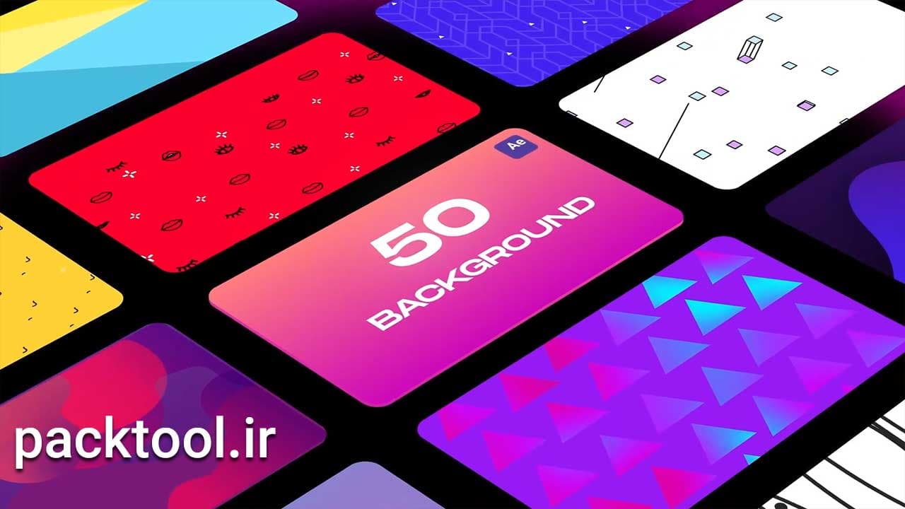 دانلود پروژه آماده افتر افکت بک گراند متحرک Animated Backgrounds for After Effects