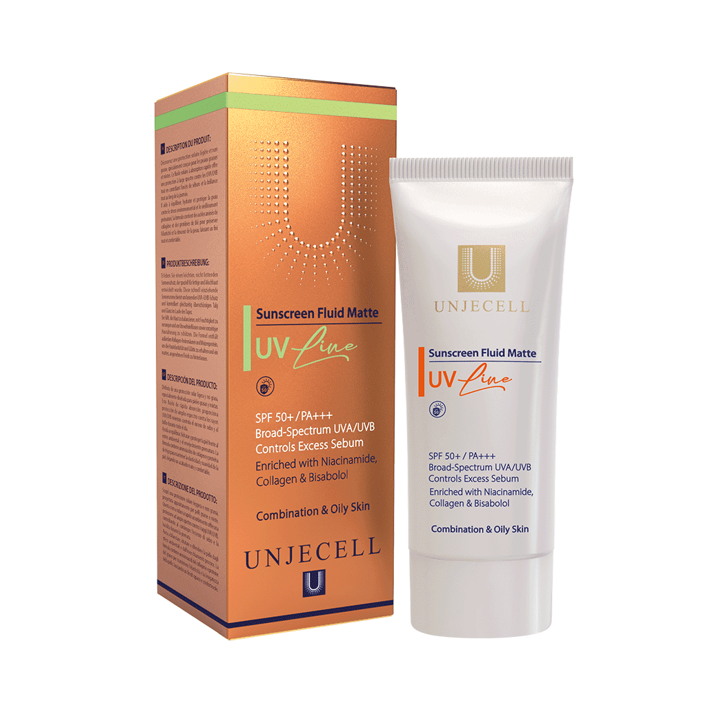 فلوئید ضد آفتاب مات کننده/ یووی لاین/ spf50+