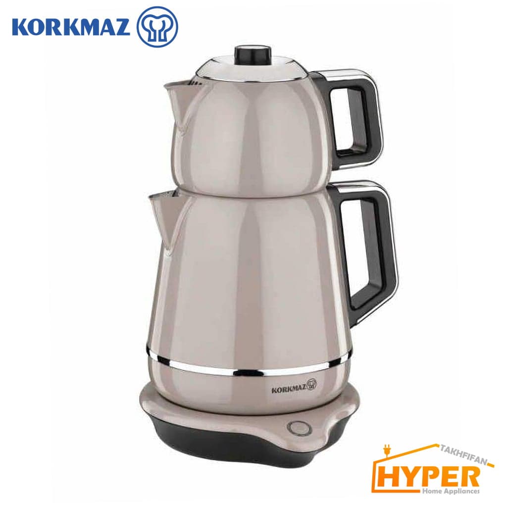 چای ساز کرکماز مدل دمیکس A332 قرمز، بژ، سبز دریایی — تصویر ۳