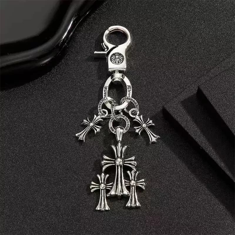 جاکلیدی و آویز کروم هارتز Chrome Hearts — تصویر ۴