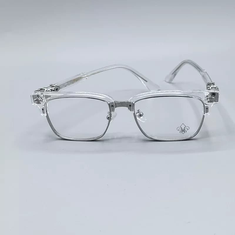 عینک کروم هارتز (Chrome Hearts) بی رنگ کد 13 — تصویر ۲