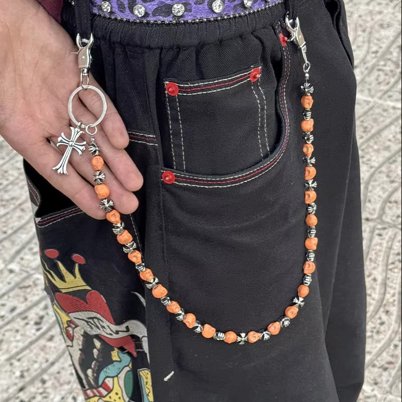 زنجیر شلوار کروم هارتز کد 22 Chrome Hearts